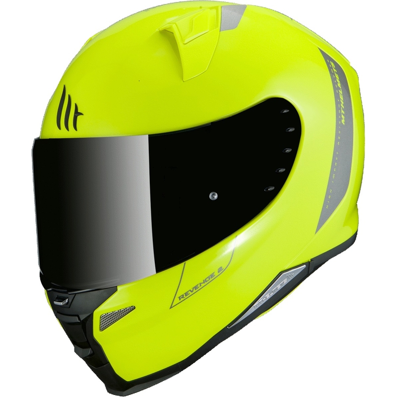 Integrální přilba na motorku MT Revenge 2 Solid fluo žlutá výprodej
