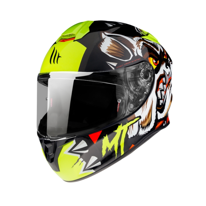 Integrální přilba na motorku MT Targo Crazy Dog černá