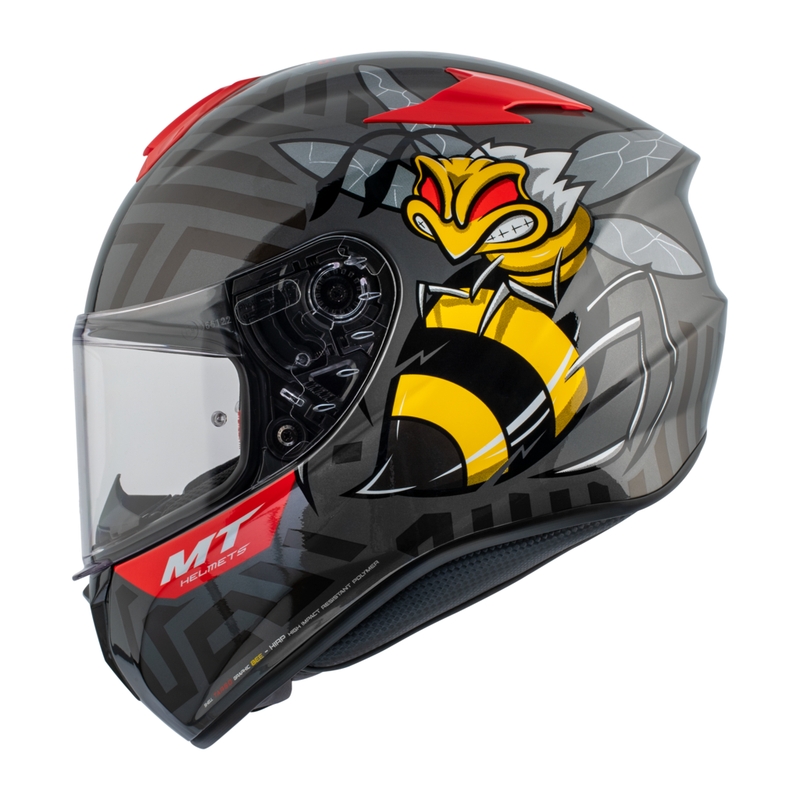 Integrální přilba na motorku MT Targo Bee B5 šedá
