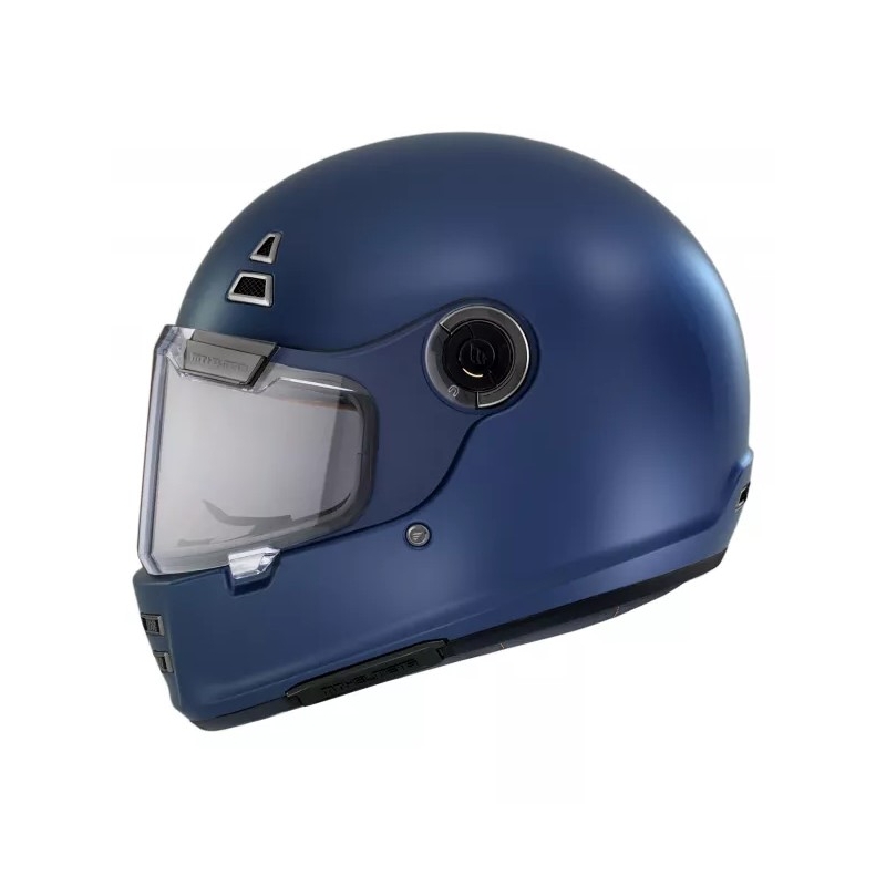 Integrální přilba na motorku MT Jarama Solid A7 modrá matná výprodej
