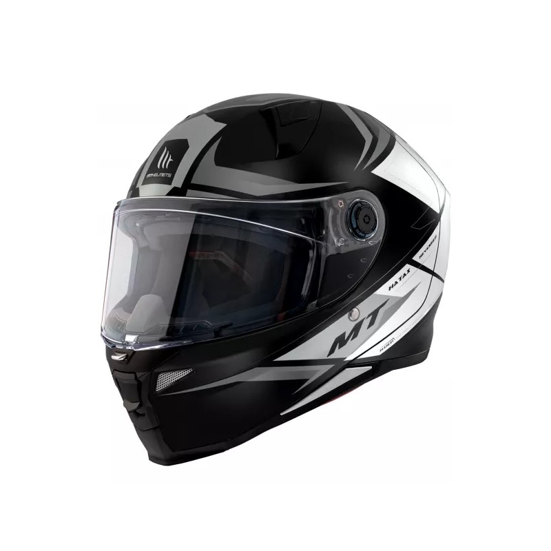 Integrální přilba na motorku MT Revenge 2 Hatax černo-bílá výprodej