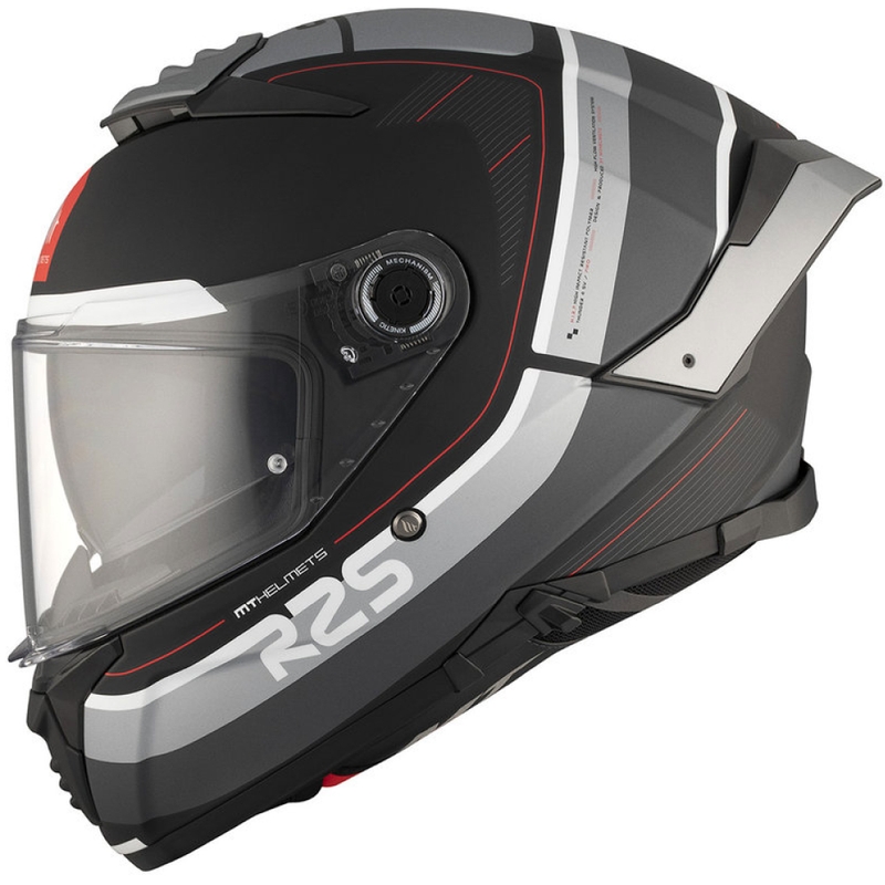 Integrální helma na motorku MT THUNDER 4 SV R25 B2 matná šedo-černá výprodej