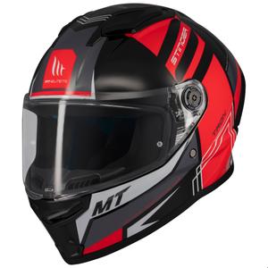 Integrální helma na motorku MT Stinger 2 Tron černo-červeno-šedá