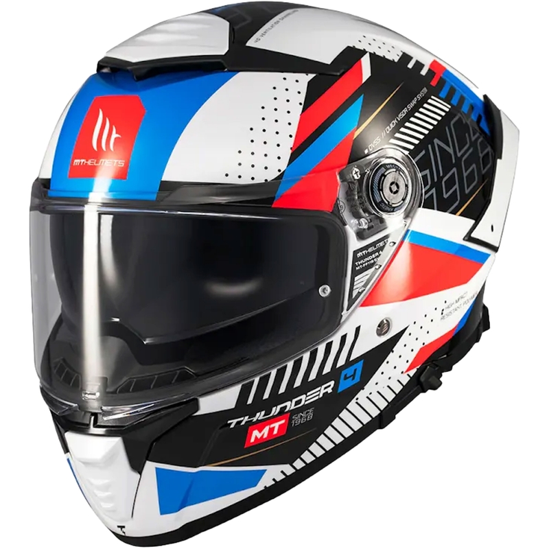 Integrální helma na motorku MT Thunder 4 SV Luminence modrá