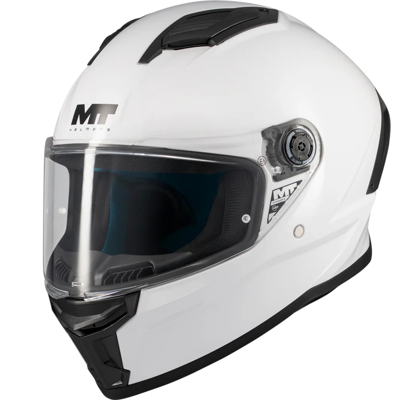 Integrální helma na motorku MT Stinger 2 Pure A0 bílá