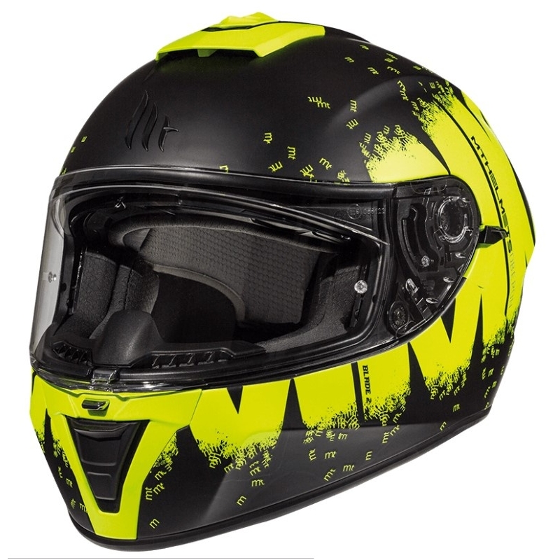 Integrální přilba na motorku MT Blade 2 SV Oberon černo-fluo žlutá výprodej