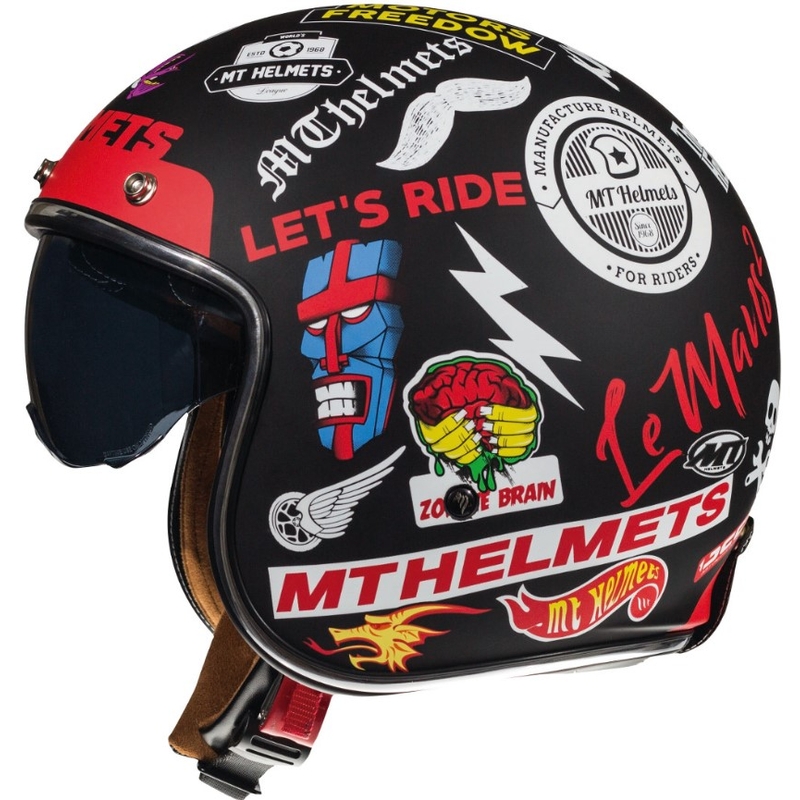 Otevřená přilba na motorku MT LeMans 2 SV Anarchy černá matná